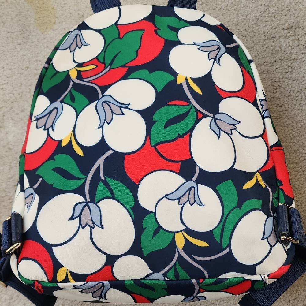 Kate Spade Multicolor Floral Backpack - Red, Green, Blue - Picture 3 of 16